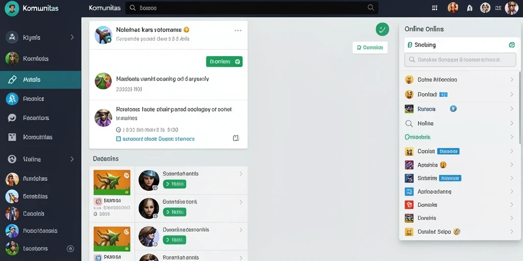Fitur multiplayer yang memungkinkan interaksi nyata dengan pemain lain.