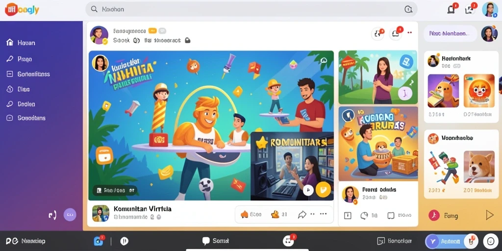 Pengaturan dunia game yang kaya dan penuh detail.